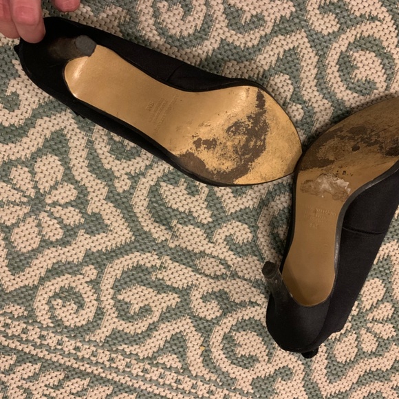 Adrienne Vittadini Satin Pumps with Jewel - Picture 6 of 6